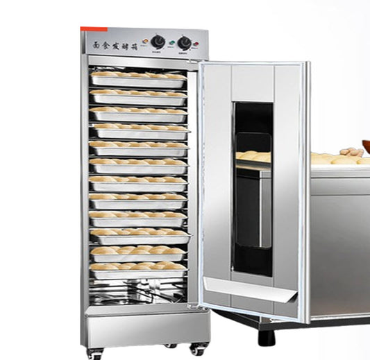 ตู้หมักแป้งขนมปังอัจฉริยะ ขนาด 26-32 ถาด ระบบรักษาอุณหภูมิ เหมาะสำหรับร้านเบเกอรี่