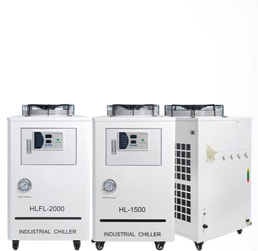 เครื่องเย็นอุตสาหกรรมรุ่น CW ระบบเลเซอร์ไฟเบอร์ ขนาดเล็ก น้ำเย็นสำหรับตัดและเชื่อม