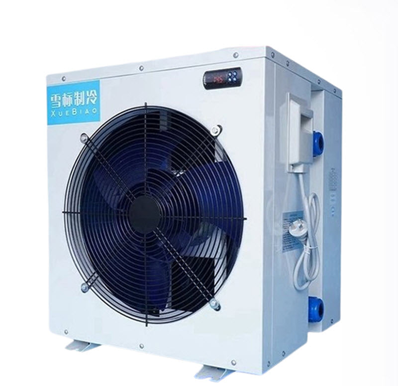 เครื่องทำความเย็นสำหรับปลาและอาหารทะเล ขนาดเล็ก เหมาะสำหรับสระปลาและตู้ปลา