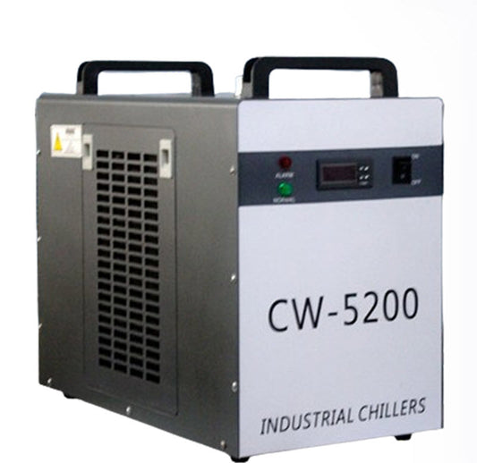 เครื่องระบายความร้อนน้ำขนาดเล็ก CW5200 สำหรับเลเซอร์ตัดหิน ระบบน้ำหล่อเย็น