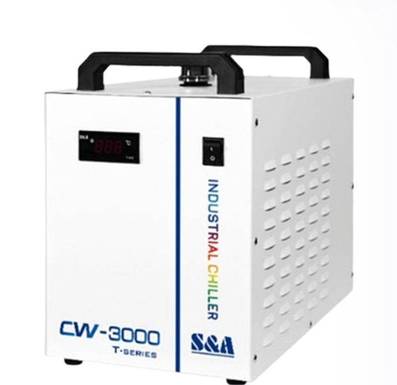 เครื่องทำความเย็น CW3000 รุ่นแท้ สำหรับเลเซอร์ตัด 5000W และแกะสลัก 5200W ระบบน้ำเย็น