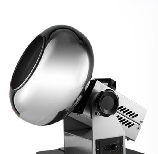 เครื่องเคลือบอาหารอัตโนมัติ Auari ขนาดเล็ก สำหรับช็อกโกแลตและขนม - ประสิทธิภาพสูง