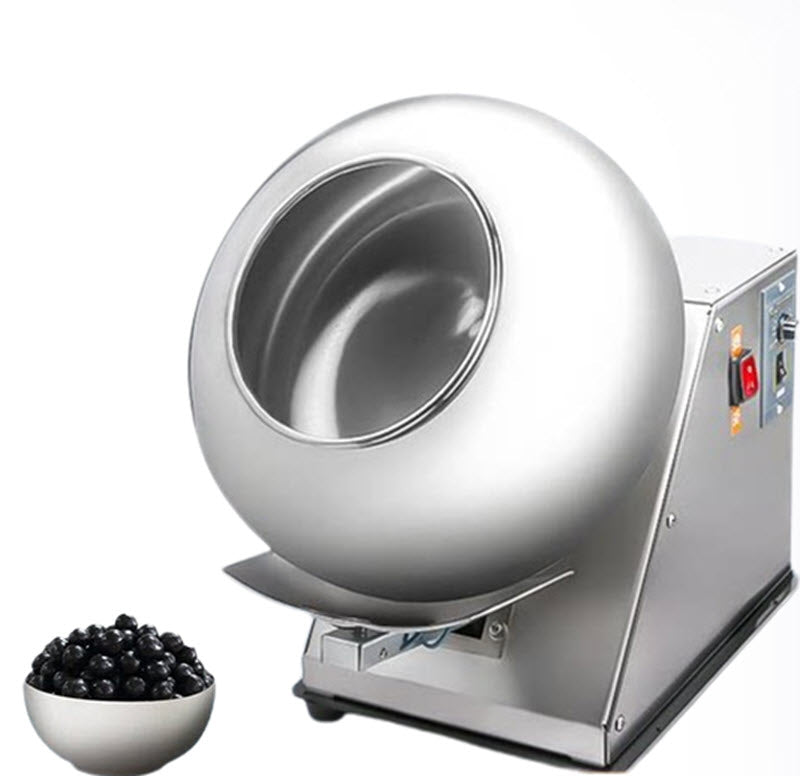 เครื่องเคลือบช็อกโกแลต เครื่องทำอาหารแปรรูป ขนาดเล็ก รุ่นมืออาชีพ สำหรับเมล็ดพันธุ์และขนมไทย