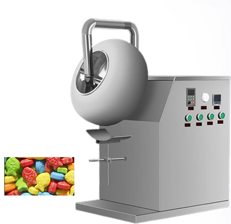 เครื่องเคลือบอัตโนมัติ ขนาดเล็ก สำหรับช็อคโกแลตและขนม สมุนไพร รุ่นพิเศษ ใช้งานง่าย