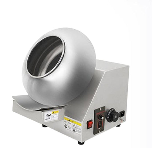 เครื่องเคลือบช็อกโกแลตขนาดเล็ก รุ่นปั้นขนม สมุนไพร - ใช้งานง่าย, เหมาะสำหรับการผลิตขนม