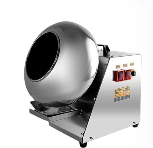 เครื่องเคลือบขนมและขนมอัตโนมัติ รุ่น康侣 ขนาดเล็ก ใช้เคลือบช็อกโกแลตและน้ำตาล