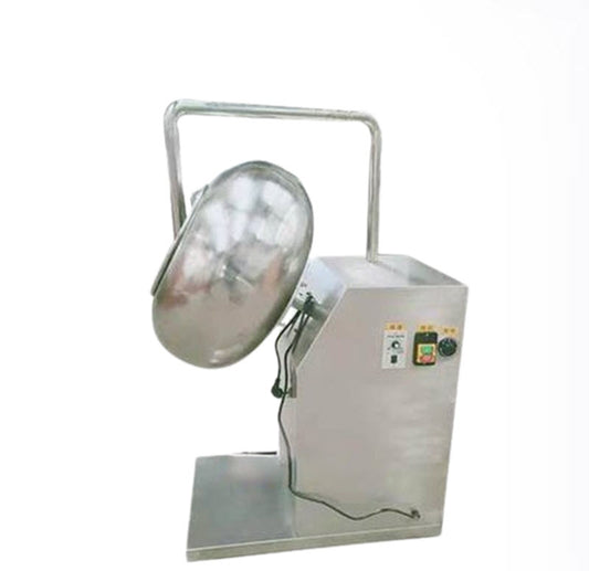 เครื่องเคลือบขนม 304 สแตนเลส สำหรับถั่ว, เมล็ดพืช, ช็อกโกแลต ขนาดกะทัดรัด