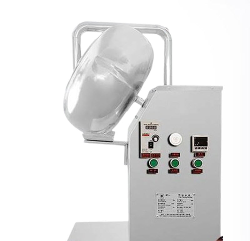 เครื่องเคลือบช็อกโกแลตสแตนเลส ขนาดกลม รุ่น大祥 สำหรับถั่วและเผือก