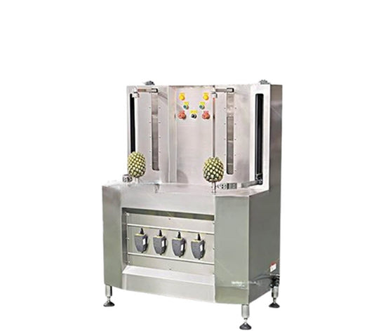 เครื่องปอกเปลือกผลไม้สองหัว สำหรับแตงกวา, สับปะรด, ฟักทอง, และผลไม้อื่น ๆ