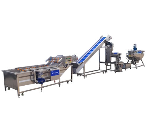 เครื่องจักรแปรรูปน้ำผลไม้เข้มข้น มะม่วง สาลี่ มะนาว และเครื่องผลิตแยม