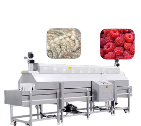 เครื่องแช่แข็งปลาและอาหารทะเลอัตโนมัติ ขนาดเล็ก สำหรับแช่แข็งเนื้อผลไม้