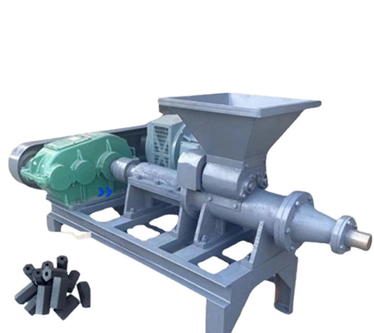 เครื่องผลิตถ่านอัดแท่งไร้ควัน รุ่นอัดถ่านโค้กจากขี้วัว ขี้แกะ ขนาดกะทัดรัด