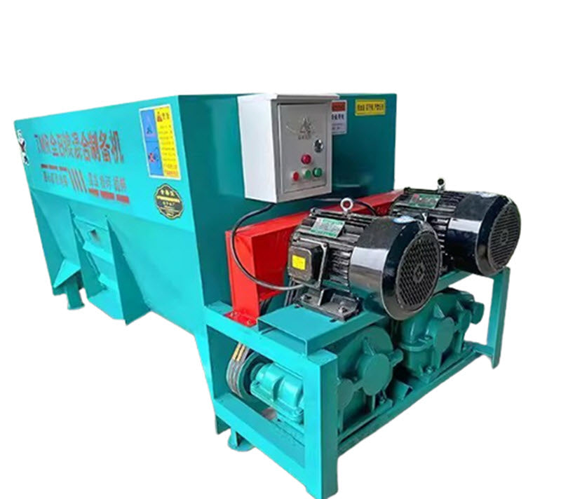 เครื่องผสมอาหารสัตว์แบบแนวนอน TMR รุ่นประหยัดพลังงาน สำหรับวัวและแกะ ขนาดกะทัดรัด 2 แกน ใช้งานง่าย