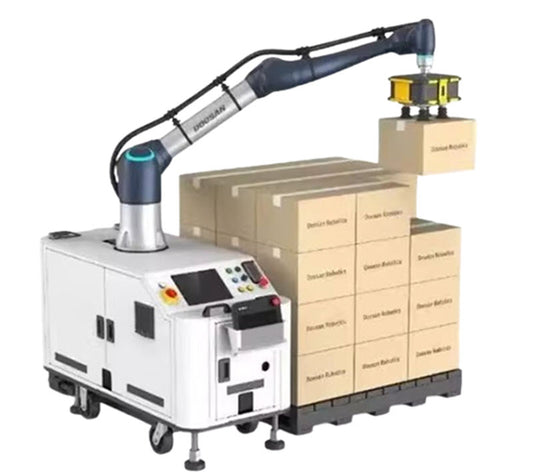 แขนกลอัตโนมัติสำหรับงานบรรจุภัณฑ์ ขนาดเคลื่อนที่ได้ รุ่นร่วมมืออุตสาหกรรม 2023