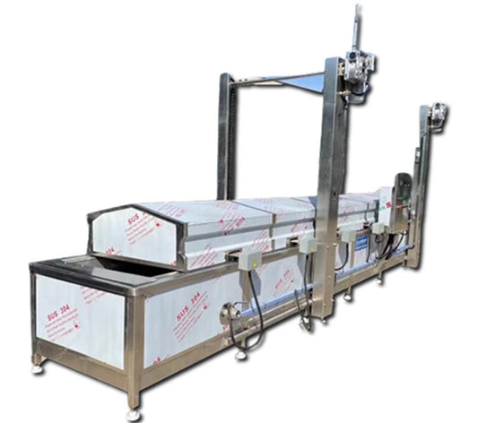 เครื่องลวกหน่อไม้แบบต่อเนื่อง รุ่นพิเศษสำหรับผักป่า อุปกรณ์ผลิตและแปรรูปผัก