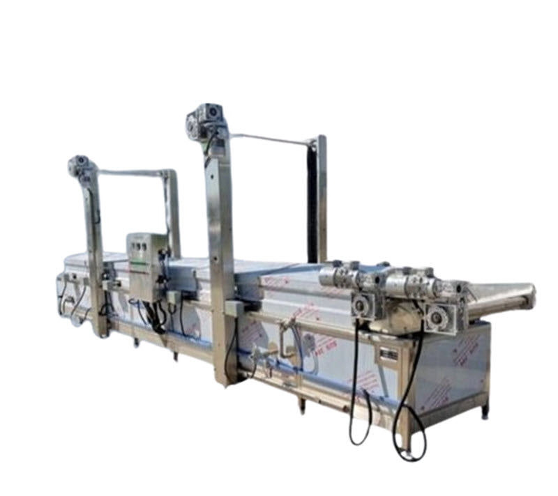 เครื่องทำให้สุกผักชนิดต่างๆ แบบต่อเนื่อง รุ่นใหม่ สำหรับทำผักสดและหน่อไม้