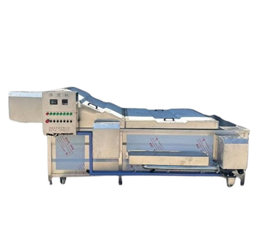 เครื่องลวกหน่อไม้ไผ่ รุ่นต่อเนื่อง สำหรับผลิตผักป่า 1500W วัสดุสแตนเลส ใช้งานง่าย