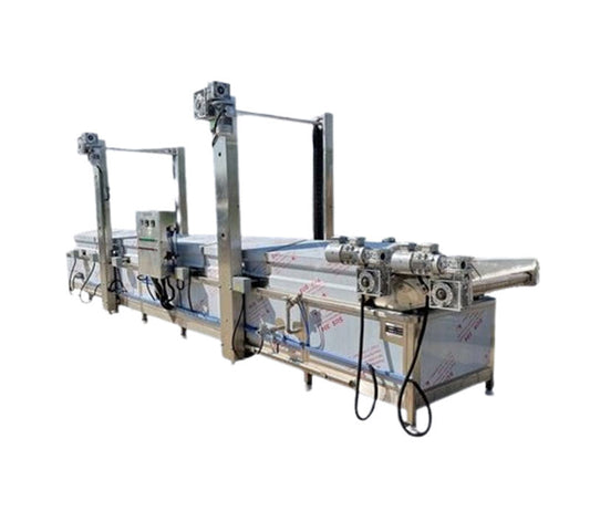 เครื่องลวกหน่อไม้แบบต่อเนื่อง รุ่นสูญญากาศ สำหรับผักป่าและผักสด - วัสดุสแตนเลส