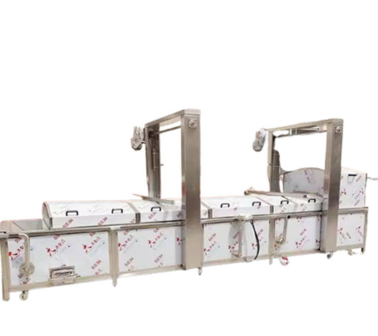 เครื่องทำผักดองบุก เส้นสายการผลิตผักแช่แข็ง ขนาดใหญ่ รุ่นต่อเนื่อง สำหรับหน่อไม้และมันฝรั่ง