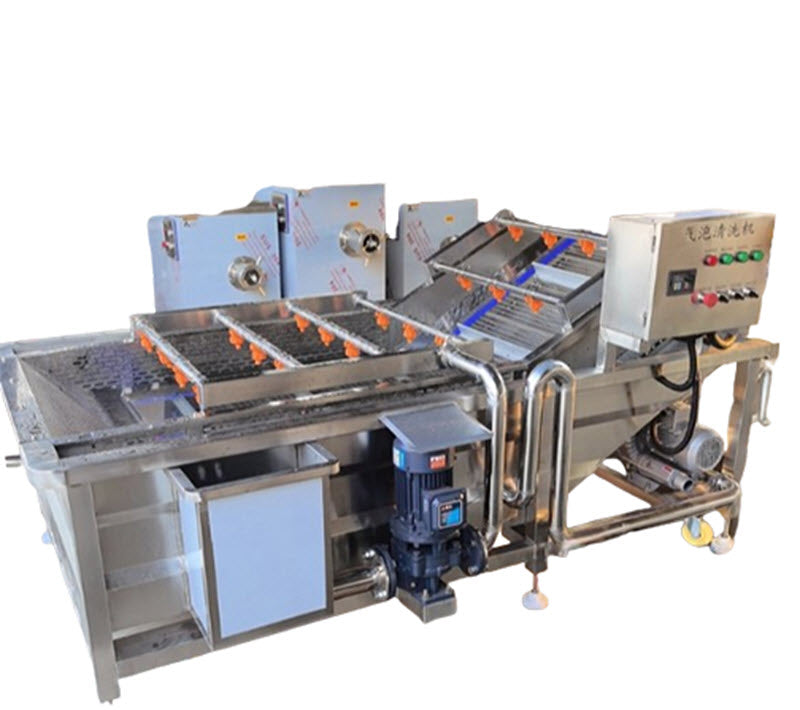 เครื่องทำความสะอาดหน่อไม้แบบฟองสบู่ รุ่นใหม่ สำหรับการแปรรูปผักป่า ระบบการผลิตถั่วเหลือง