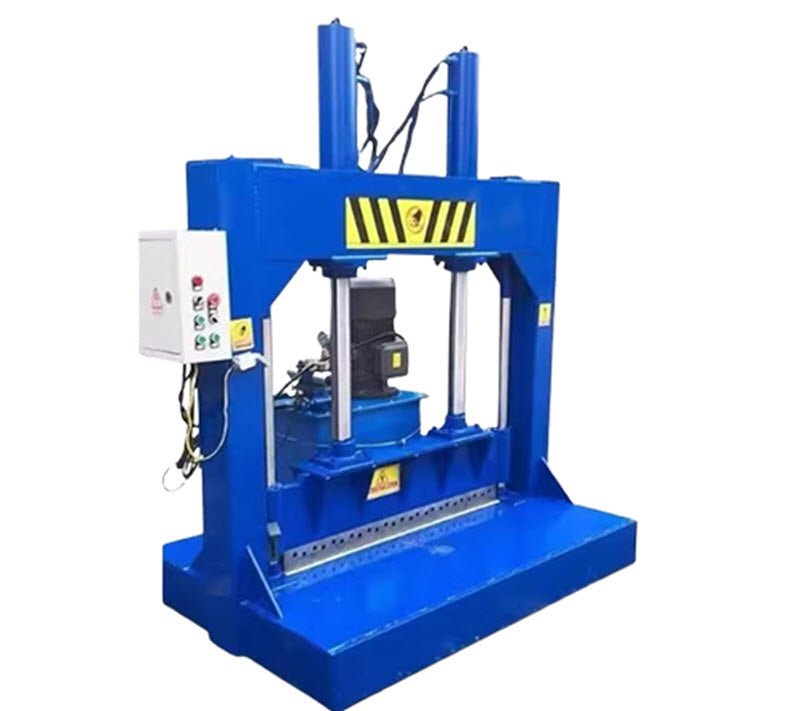 เครื่องตัดยางอัตโนมัติ รุ่น龙门 ขนาดตั้งโต๊ะ ระบบไฮดรอลิก สำหรับตัดพลาสติกและก้อนยาง