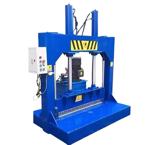 เครื่องตัดยางอัตโนมัติ รุ่น龙门 ขนาดตั้งโต๊ะ ระบบไฮดรอลิก สำหรับตัดพลาสติกและก้อนยาง