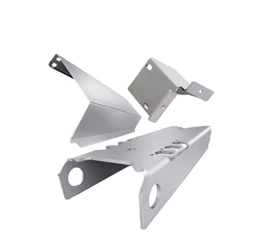 แผ่นสแตนเลส 304 ตัดเลเซอร์ ขนาดกำหนดเอง เหล็กชุบสังกะสี อลูมิเนียม ประกอบขึ้นรูป เชื่อมได้