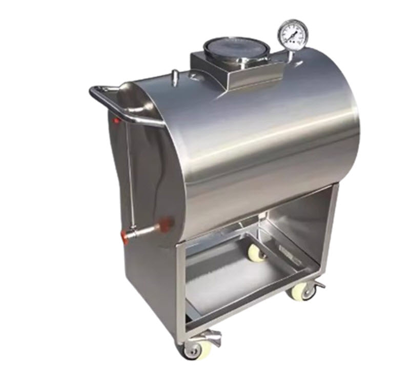 รถเข็นสแตนเลส 304 สำหรับขนส่งสารละลาย ขนาดพิเศษ สั่งทำตามต้องการ สำหรับโรงพิมพ์