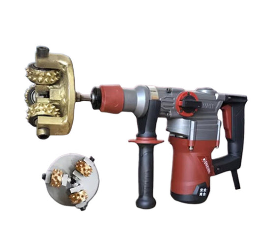 เครื่องขัดผิวคอนกรีตไฟฟ้า 220V รุ่นมือถือ สำหรับผนังและสะพาน - อัลลอยด์ ขนาดเล็ก