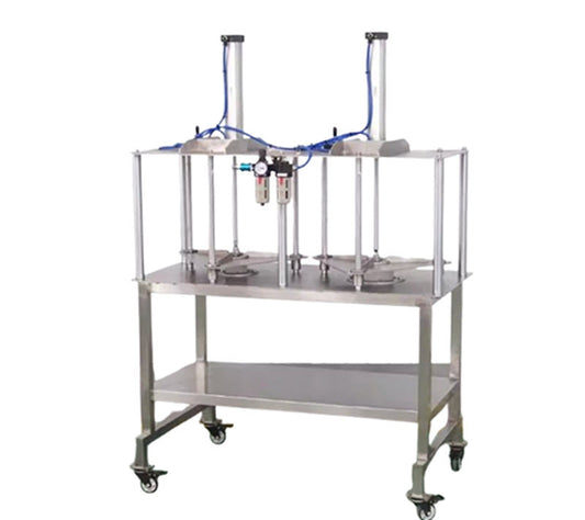 เครื่องจักรแปรรูปผลไม้และผัก รุ่นขูดเปลือก แยกแกน สับชิ้น สำหรับสับสับปะรด ฟักทอง และตะไคร้