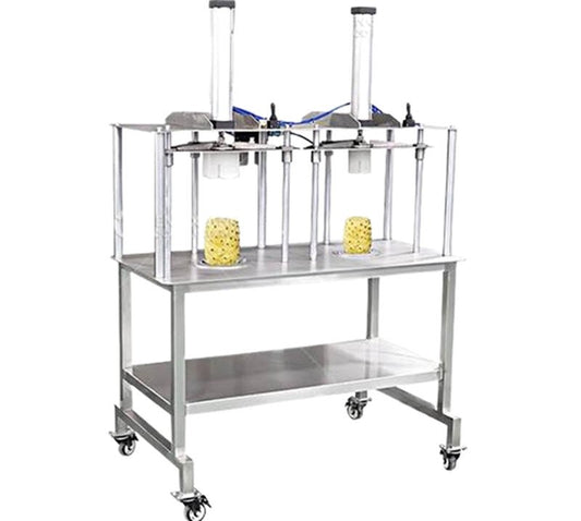 เครื่องจักรแปรรูปผลไม้และผัก รุ่นขูดเปลือก แยกแกน ปอกเปลือก สําหรับสับปะรด ฟักทอง และเผือก