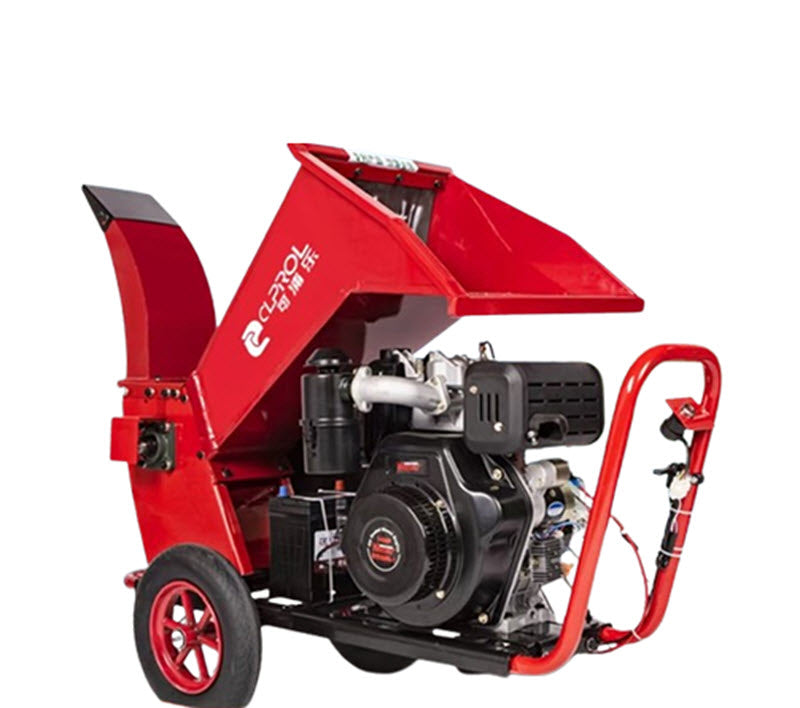 เครื่องบดกิ่งไม้เคลื่อนที่ รุ่นสวนผลไม้ ขนาดกะทัดรัด เหมาะสำหรับการเกษตร 2.5KW