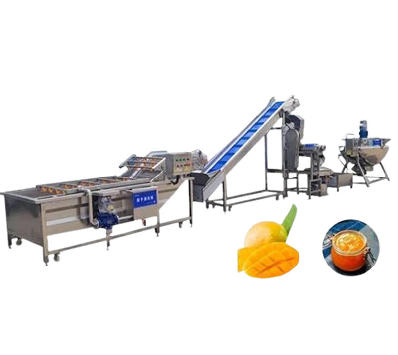 เครื่องจักรผลิตแยมผลไม้ครบชุด สำหรับแยมฟิก, สกัดเข้มข้น, ผลไม้บดกล้วย, มะม่วง, กีวี
