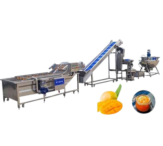 เครื่องจักรผลิตแยมผลไม้ครบชุด สำหรับแยมฟิก, สกัดเข้มข้น, ผลไม้บดกล้วย, มะม่วง, กีวี