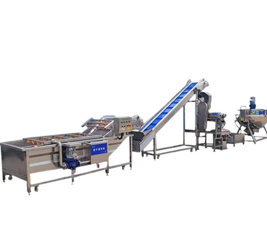 เครื่องจักรผลิตซอสมะเขือเทศอัตโนมัติ, สายการผลิตน้ำทับทิม, อุปกรณ์เต็มชุดสำหรับผลิตน้ำผลไม้