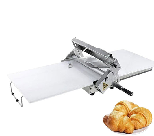 เครื่องทำแป้งพายแบบพับได้ สำหรับทำครัวซองต์ และทาร์ตไข่ รุ่นมือหมุน ใช้งานง่าย