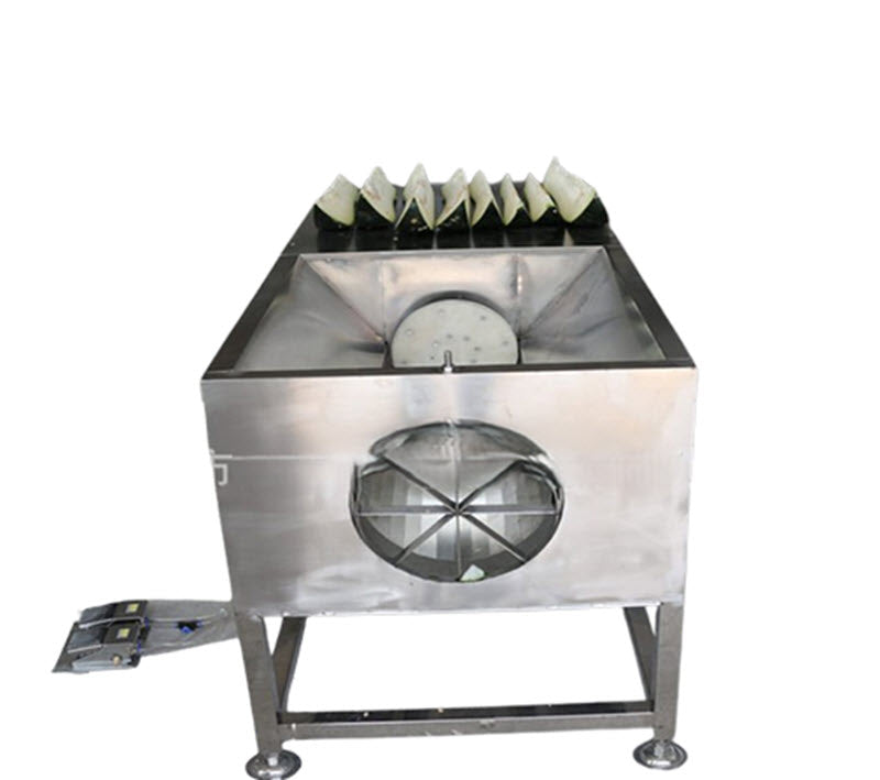 เครื่องตัดแตงฮามี่แบบลอกเปลือก รุ่นปรับขนาดได้ สำหรับตัดชิ้นและแยกชิ้น