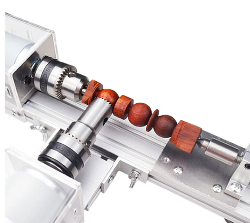 เครื่องกลึงลูกปัดไม้ขนาดเล็ก รุ่นมัลติฟังก์ชัน สำหรับทำลูกปัดธรรมชาติ