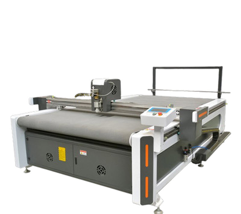 เครื่องตัดวัสดุด้วยใบมีดสั่น รุ่นเล็ก สำหรับผ้า หนัง และแผ่น KT