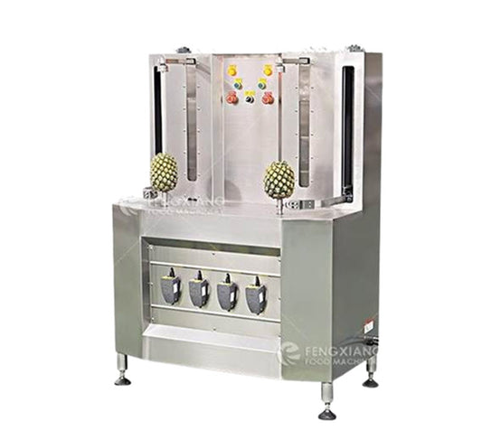 เครื่องปอกเปลือกผลไม้สองหัว สำหรับสับปะรด, ฟักเขียว, ฟักทอง, มะม่วง และแตงโม