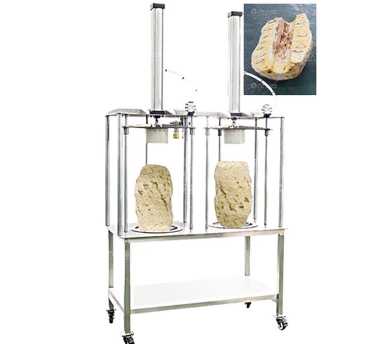 เครื่องตัดและแกะเมล็ดผลไม้ รุ่นสองหัว ขนาดใหญ่ สำหรับมะละกอและผลไม้ทุกชนิด