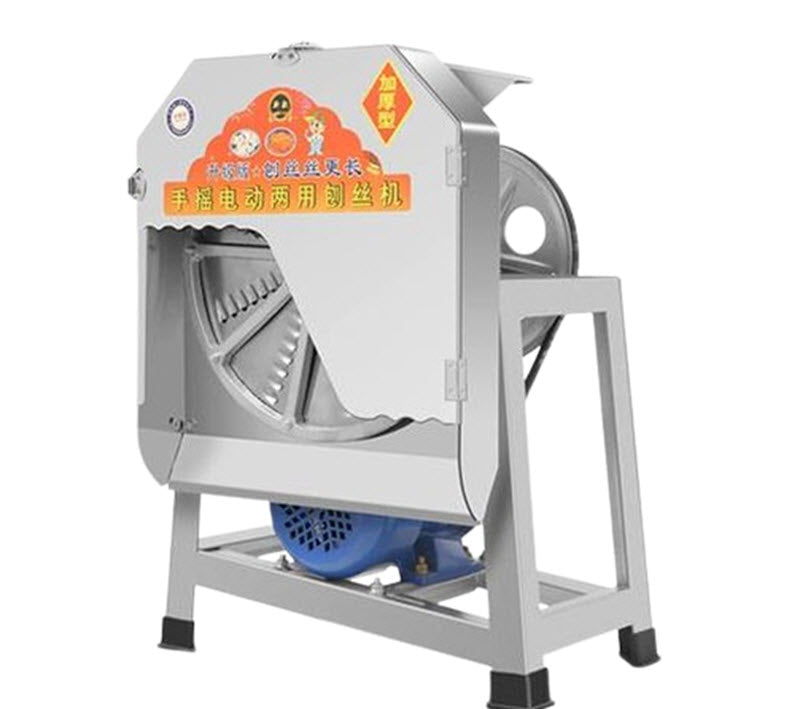 เครื่องหั่นผักไฟฟ้า รุ่นมือหมุน สำหรับบ้าน - หั่นมันสำปะหลัง ฟักทอง มันหวาน และหัวไชเท้า