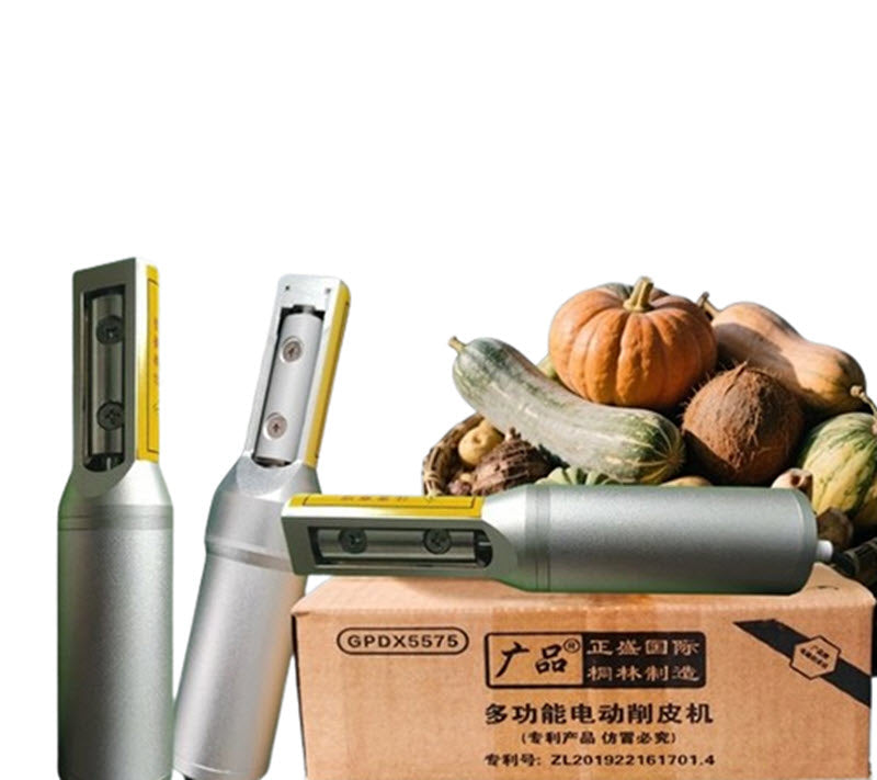 เครื่องปอกเปลือกผลไม้ไฟฟ้ามัลติฟังก์ชัน รุ่นพกพา ขนาดกะทัดรัด ใช้งานง่าย สำหรับมะพร้าว, ฟักทอง, อ้อย