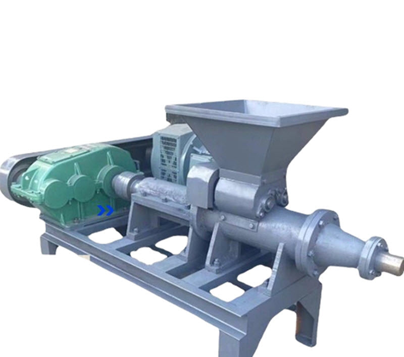 เครื่องอัดถ่านไม้ไร้ควัน รุ่นอัดถ่านแบบไม่ต้องเผา สำหรับผลิตถ่านจากมูลสัตว์และโคลน