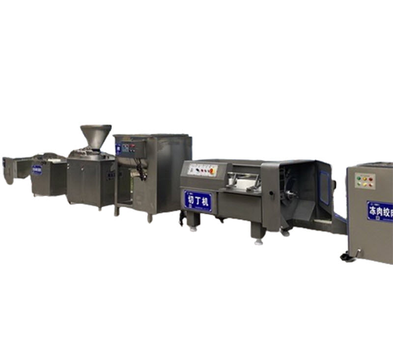 ชุดอุปกรณ์ผลิตไส้กรอกครบชุด เครื่องทำไส้กรอกและแฮม รุ่นอุตสาหกรรม สำหรับไส้กรอกหมูและไส้กรอกแดง