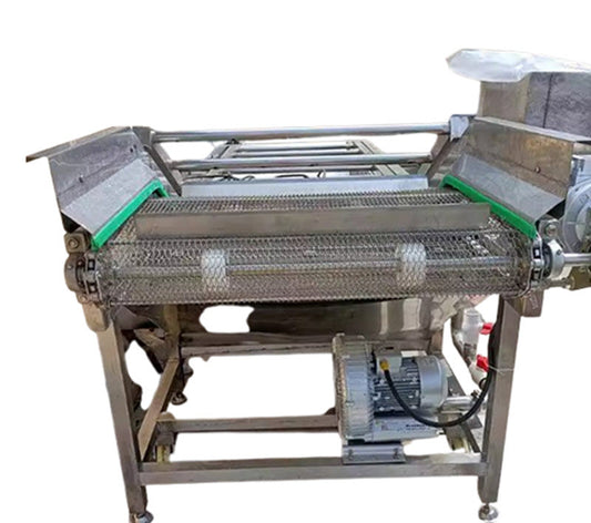 เครื่องทำความสะอาดผักและผลไม้ระบบอัตโนมัติ ขนาดกะทัดรัด กำลังแรงดันสูง สำหรับแอปเปิ้ล ข้าวโพด และผลไม้อื่น ๆ