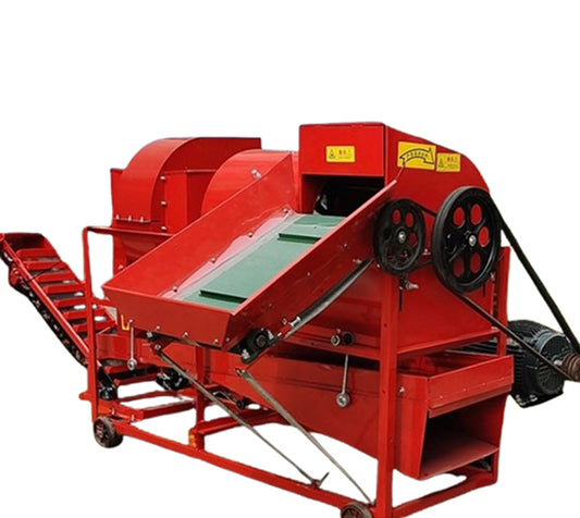 เครื่องเก็บผลถั่วลิสงรุ่นใหม่ แบบมือจับ ใช้งานได้ทั้งแห้งและเปียก พร้อมมอเตอร์และเครื่องยนต์ดีเซล