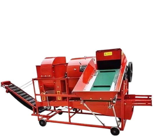 เครื่องเก็บถั่วลิสงแบบเปียก-แห้ง มอเตอร์ไฟฟ้า รุ่นมือจับ ใช้งานง่าย พร้อมเครื่องแยกถั่วลิสง