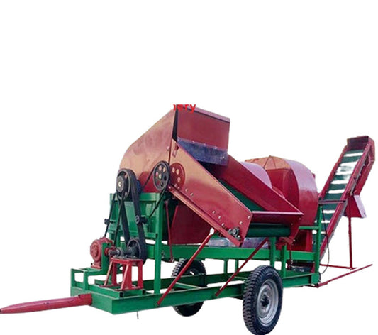 เครื่องเก็บถั่วลิสงอัตโนมัติ รุ่นใหญ่ แบบเปียก-แห้ง พร้อมระบบคัดแยกและบรรจุ