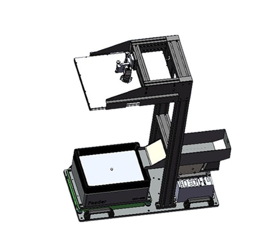 ระบบส่งวัสดุอัตโนมัติ ยืดหยุ่นได้ พร้อมจานสั่นสะเทือนและภาพประกอบ